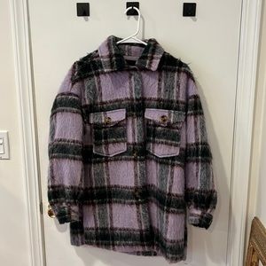 Oversized shaggy jacket